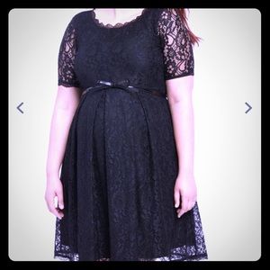 ‼️Maternity Black Lace dress 1X ‼️
